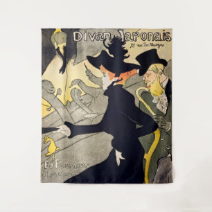 Toulouse-Lautrec - Divan Japonais Wandteppich