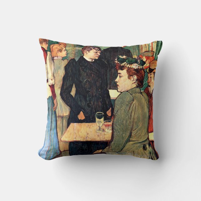 Toulouse-Lautrec - Ecke Moulin de la Galette Kissen (Vorderseite)