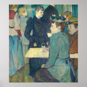 Toulouse-Lautrec - Eine Ecke der Moulin De La G… Poster