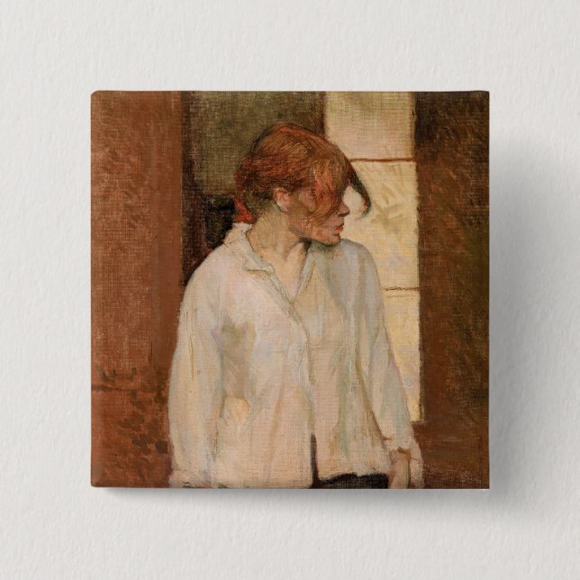 Toulouse-Lautrec - Eine Montrouge, Rosa La Rouge Button (Vorderseite)