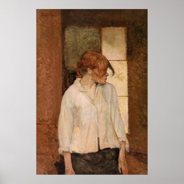 Toulouse-Lautrec - Eine Montrouge, Rosa La Rouge Poster (Vorne)