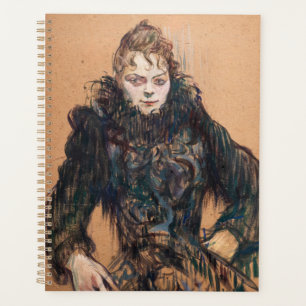 Toulouse-Lautrec - Frau mit schwarzem Boa Planer