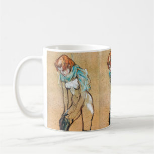 Toulouse-Lautrec - Frau zieht ihre Strümpfe hoch Kaffeetasse