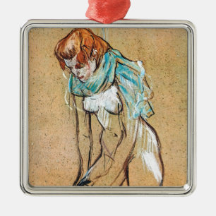 Toulouse-Lautrec - Frauen ziehen ihre Strümpfe hoc Ornament Aus Metall