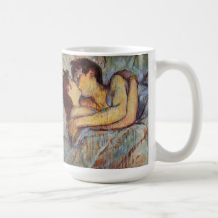 Toulouse-Lautrec im Bett die Kuss-Tasse Kaffeetasse