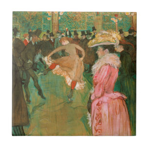 Toulouse-Lautrec - Im Moulin Rouge, Der Tanz Fliese