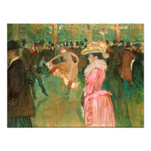 Toulouse-Lautrec - Im Moulin Rouge, Der Tanz Fotodruck