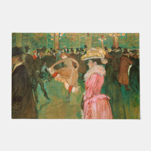 Toulouse-Lautrec - Im Moulin Rouge, Der Tanz Fußmatte