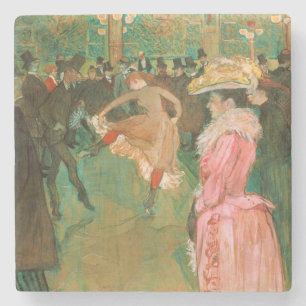 Toulouse-Lautrec - Im Moulin Rouge, Der Tanz Steinuntersetzer
