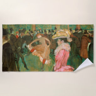 Toulouse-Lautrec - Im Moulin Rouge, Der Tanz Strandtuch
