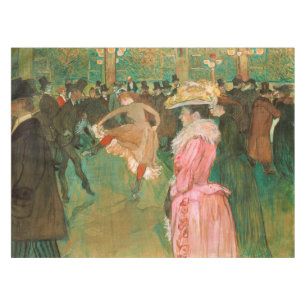 Toulouse-Lautrec - Im Moulin Rouge, Der Tanz Tischdecke