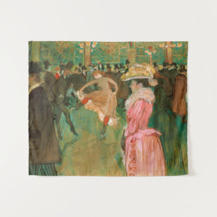 Toulouse-Lautrec - Im Moulin Rouge, Der Tanz Wandteppich