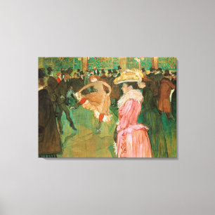 Toulouse-Lautrec - Im Rouge, Der Tanz Leinwanddruck