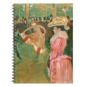 Toulouse-Lautrec - Im Rouge, der Tanz Notizblock