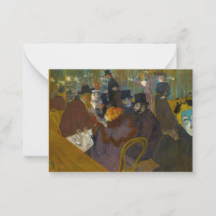 Toulouse-Lautrec - Im Rouge Mitteilungskarte