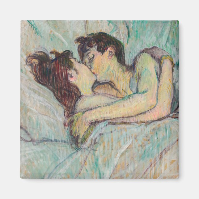 Toulouse-Lautrec - In Bed, The Kiss Magnet (Vorne)