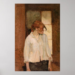Toulouse-Lautrec - In Montrouge, Rosa La Rouge Poster