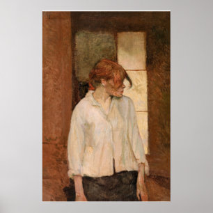 Toulouse-Lautrec - In Montrouge, Rosa La Rouge Poster