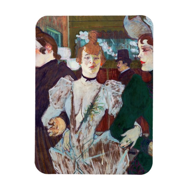 Toulouse-Lautrec - La Goulue Ankunft am Rouge Magnet (Vertikal)