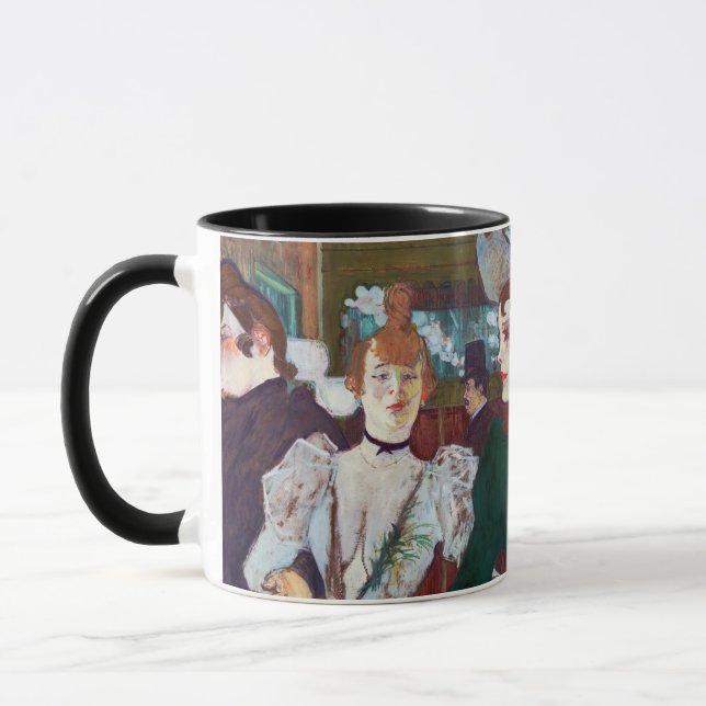 Toulouse-Lautrec - La Goulue Ankunft am Rouge Tasse (Links)
