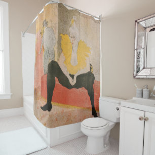 Toulouse-Lautrec - Mademoiselle Cha-u-kao Sitzend Duschvorhang