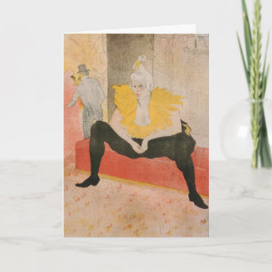 Toulouse-Lautrec - Mademoiselle Cha-u-kao Sitzend Karte