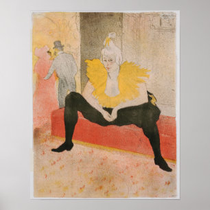 Toulouse-Lautrec - Mademoiselle Cha-u-kao sitzend Poster