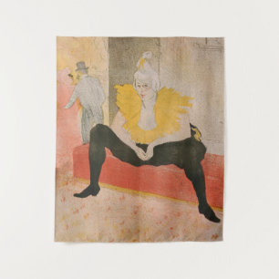 Toulouse-Lautrec - Mademoiselle Cha-u-kao Sitzplat Wandteppich