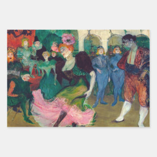 Toulouse-Lautrec - Marcelle Lender, Dancing Bolero Geschenkpapier Set