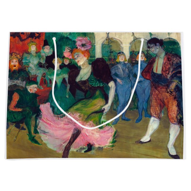 Toulouse-Lautrec - Marcelle Lender, Dancing Bolero Große Geschenktüte (Vorderseite)