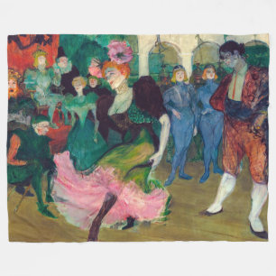 Toulouse-Lautrec - Marcelle Lender, Tanzender Bole Fleecedecke