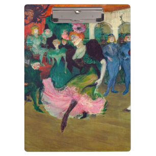 Toulouse-Lautrec - Marcelle Lender, Tanzender Bole Klemmbrett