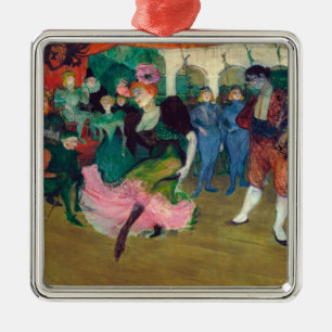 Toulouse-Lautrec - Marcelle Lender, Tanzender Bole Ornament Aus Metall