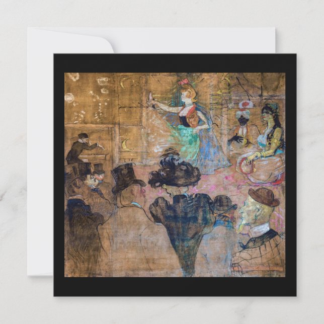 Toulouse-Lautrec - Maurische Tanz / Die Almehe Einladung (Vorderseite)