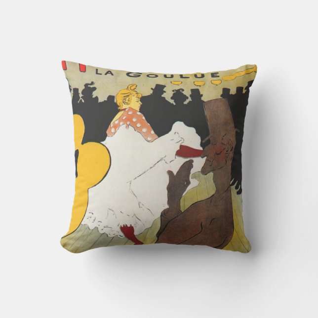 Toulouse Lautrec Poster Art Kissen (Vorderseite)