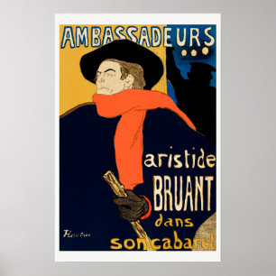 Toulouse-Lautrec   Poster de cabaret emblématique