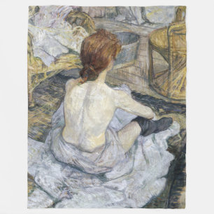 Toulouse-Lautrec - Rousse / La Toilette Fleecedecke