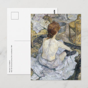Toulouse-Lautrec - Rousse / La Toilette Postkarte
