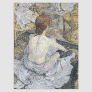 Toulouse-Lautrec - Rousse / La Toilette Seidenpapier