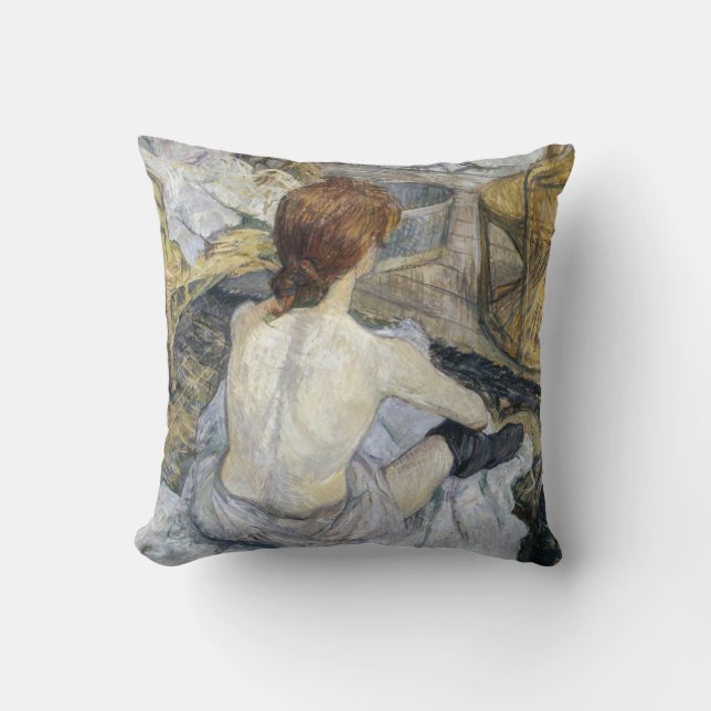 Toulouse-Lautrec - Rousse / Toilette Kissen (Vorderseite)