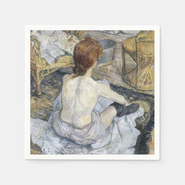 Toulouse-Lautrec - Rousse / Toilette Serviette (Vorderseite)