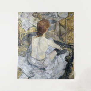 Toulouse-Lautrec - Rousse / Toilette Wandteppich