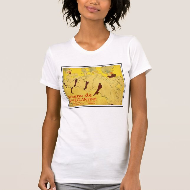 Toulouse-Lautrec - Tanztroupe T-Shirt (Vorderseite)