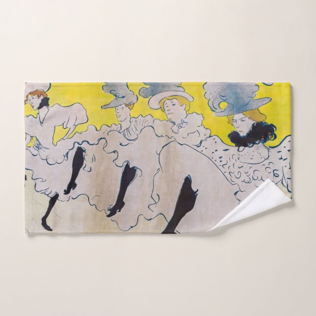 Toulouse-Lautrec - Troupe de Mlle Eglantine Badhandtuch Set (Handtuch)