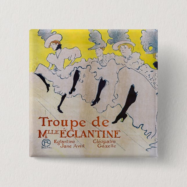 Toulouse-Lautrec - Troupe de Mlle Eglantine Button (Vorderseite)