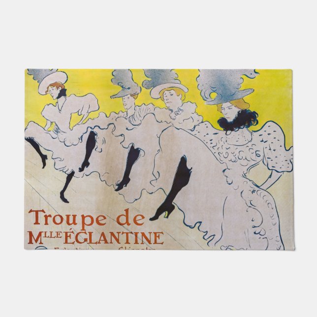 Toulouse-Lautrec - Troupe de Mlle Eglantine Fußmatte (Vorderseite)