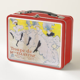 Toulouse-Lautrec - Troupe de Mlle Eglantine Metall Brotdose