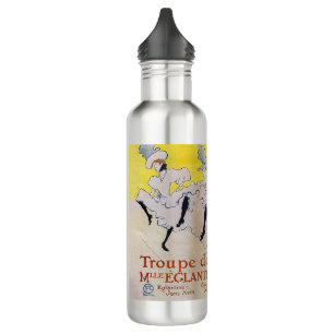Toulouse-Lautrec - Truppe von Fräulein Eglantine Edelstahlflasche
