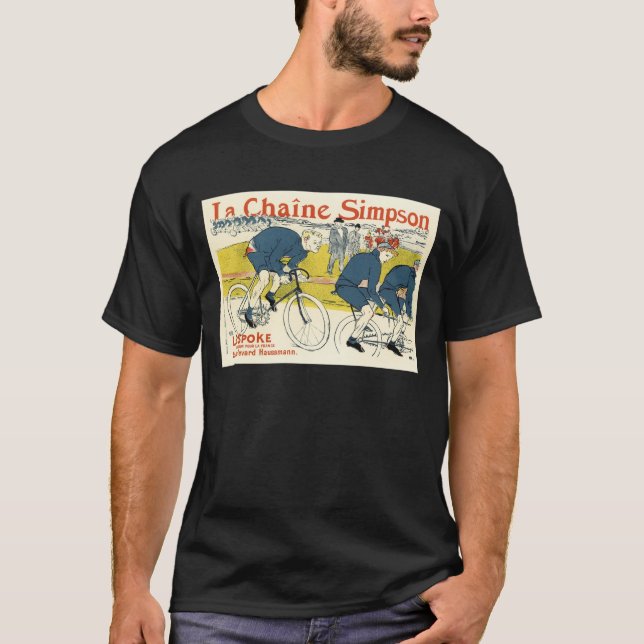 Toulouse-Lautrec - Vintage Fahrradkunst T-Shirt (Vorderseite)