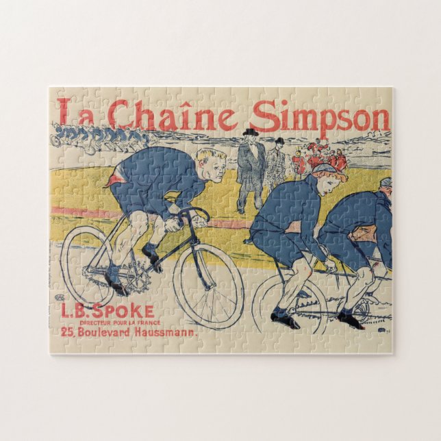 Toulouse-Lautrec-Vintage Radwerbung (Horizontal)
